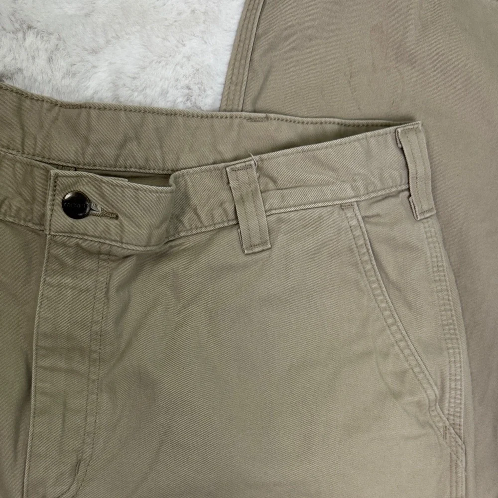 Carhartt Tan Pants 40x30 - Picture 5 of 14